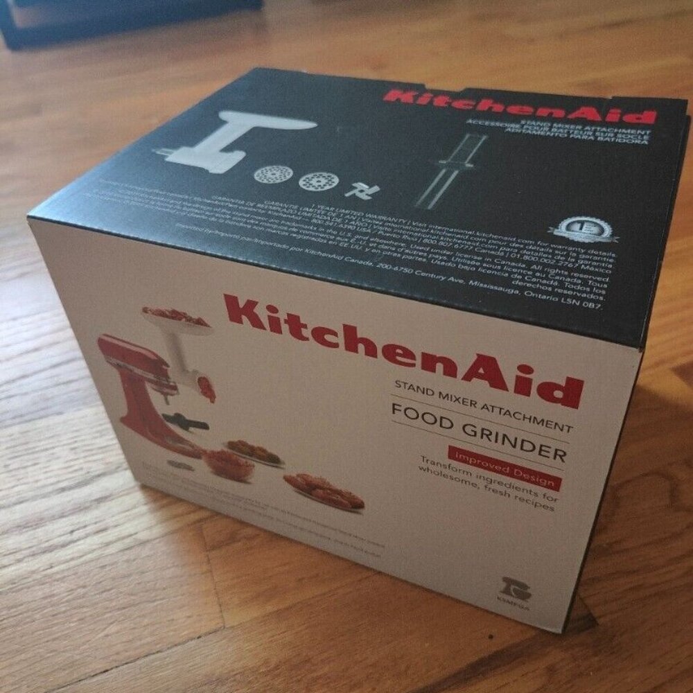 Brand New KitchenAid Stand Mixer Attachment - Food Grinder (KSMFGA) - new in box